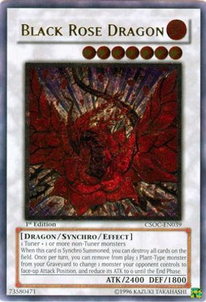 Black Rose Dragon (UTR) (CSOC-EN039) - Crossroads of Chaos 1st Edition - Premium Yugioh Single from Konami - Just $338! Shop now at Game Crave Tournament Store