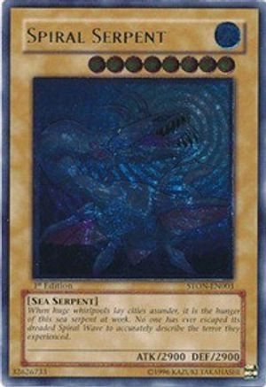 Spiral Serpent (UTR) (STON-EN003) - Strike of Neos Unlimited - Premium Yugioh Single from Konami - Just $11.60! Shop now at Game Crave Tournament Store