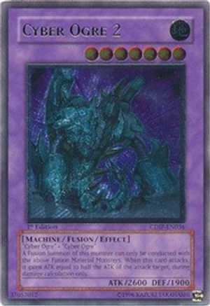 Cyber Ogre 2 (UTR) (CDIP-EN036) - Cyberdark Impact 1st Edition - Premium Yugioh Single from Konami - Just $28.66! Shop now at Game Crave Tournament Store