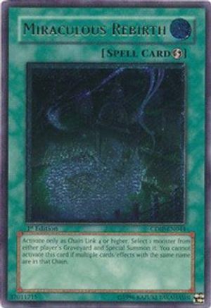 Miraculous Rebirth (UTR) (CDIP-EN044) - Cyberdark Impact Unlimited - Premium Yugioh Single from Konami - Just $2.47! Shop now at Game Crave Tournament Store