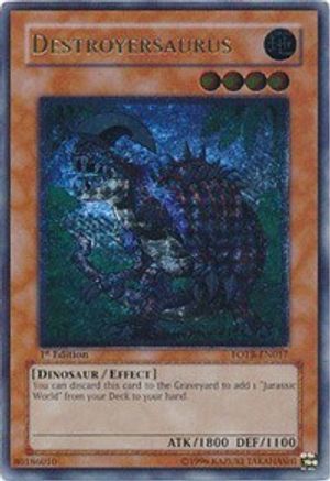 Destroyersaurus (UTR) (FOTB-EN017) - Force of the Breaker Unlimited - Premium Yugioh Single from Konami - Just $11.18! Shop now at Game Crave Tournament Store