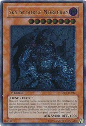 Sky Scourge Norleras (UTR) (FOTB-EN022) - Force of the Breaker Unlimited - Premium Yugioh Single from Konami - Just $34.50! Shop now at Game Crave Tournament Store