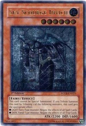 Sky Scourge Invicil (UTR) (FOTB-EN023) - Force of the Breaker 1st Edition - Premium Yugioh Single from Konami - Just $11.87! Shop now at Game Crave Tournament Store