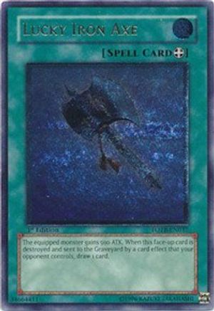 Lucky Iron Axe (UTR) (FOTB-EN037) - Force of the Breaker Unlimited - Premium Yugioh Single from Konami - Just $2.10! Shop now at Game Crave Tournament Store