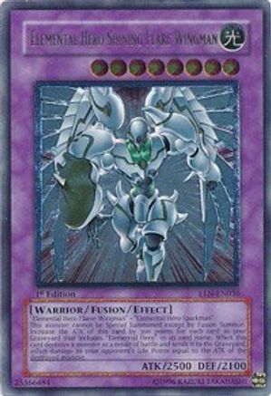 Elemental Hero Shining Flare Wingman (UTR) (EEN-EN036) - Elemental Energy Unlimited - Premium Yugioh Single from Konami - Just $314.38! Shop now at Game Crave Tournament Store