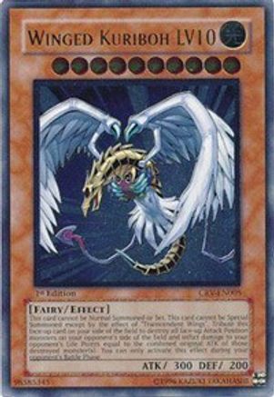 Winged Kuriboh LV10 (UTR) (CRV-EN005) - Cybernetic Revolution Unlimited - Premium Yugioh Single from Konami - Just $95.99! Shop now at Game Crave Tournament Store