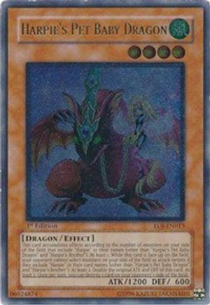 Harpie's Pet Baby Dragon (UTR) (EOJ-EN013) - Enemy of Justice Unlimited - Premium Yugioh Single from Konami - Just $30.10! Shop now at Game Crave Tournament Store