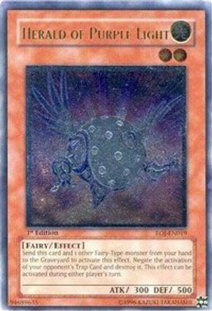 Herald of Purple Light (UTR) (EOJ-EN019) - Enemy of Justice 1st Edition - Premium Yugioh Single from Konami - Just $40.91! Shop now at Game Crave Tournament Store