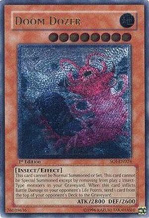 Doom Dozer (UTR) (SOI-EN024) - Shadow of Infinity Unlimited - Premium Yugioh Single from Konami - Just $6.60! Shop now at Game Crave Tournament Store
