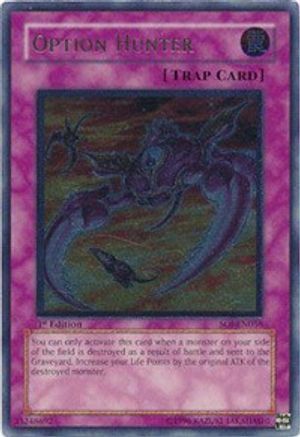 Option Hunter (UTR) (SOI-EN058) - Shadow of Infinity 1st Edition - Premium Yugioh Single from Konami - Just $3.14! Shop now at Game Crave Tournament Store