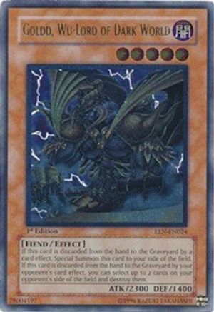 Goldd, Wu-Lord of Dark World (UTR) (EEN-EN024) - Elemental Energy Unlimited - Premium Yugioh Single from Konami - Just $53.77! Shop now at Game Crave Tournament Store