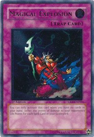 Magical Explosion (UTR) (CRV-EN055) - Cybernetic Revolution 1st Edition - Premium Yugioh Single from Konami - Just $10.88! Shop now at Game Crave Tournament Store