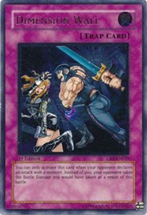 Dimension Wall (UTR) (CRV-EN059) - Cybernetic Revolution Unlimited - Premium Yugioh Single from Konami - Just $19.58! Shop now at Game Crave Tournament Store