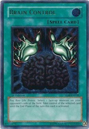 Brain Control (UTR) (TLM-EN038) - The Lost Millennium Unlimited - Premium Yugioh Single from Konami - Just $160! Shop now at Game Crave Tournament Store