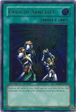 Card of Sanctity (UTR) (TLM-EN037) - The Lost Millennium Unlimited - Premium Yugioh Single from Konami - Just $19.63! Shop now at Game Crave Tournament Store