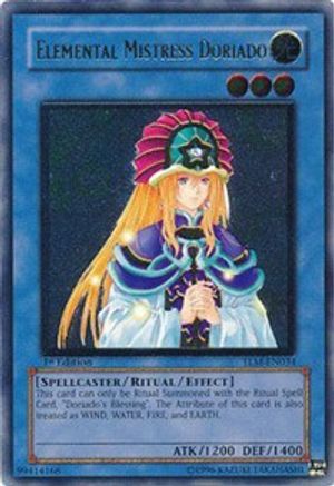 Elemental Mistress Doriado (UTR) (TLM-EN034) - The Lost Millennium 1st Edition - Premium Yugioh Single from Konami - Just $11.20! Shop now at Game Crave Tournament Store