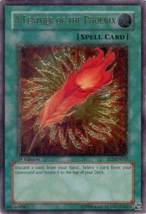 A Feather of the Phoenix (UTR) (FET-EN037) - Flaming Eternity Unlimited - Premium Yugioh Single from Konami - Just $6.84! Shop now at Game Crave Tournament Store