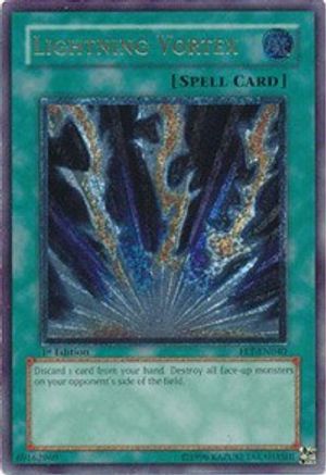 Lightning Vortex (UTR) (FET-EN040) - Flaming Eternity Unlimited - Premium Yugioh Single from Konami - Just $159.99! Shop now at Game Crave Tournament Store