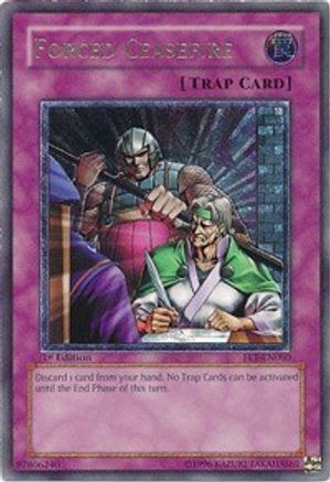 Forced Ceasefire (UTR) (FET-EN060) - Flaming Eternity Unlimited - Premium Yugioh Single from Konami - Just $3.94! Shop now at Game Crave Tournament Store