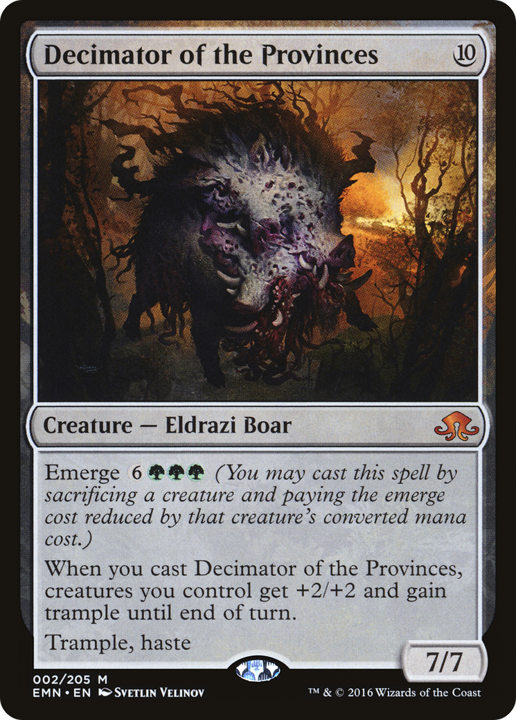 Decimator of the Provinces (EMN-002) - Eldritch Moon - Premium MTG Single from Wizards of the Coast - Just $0.21! Shop now at Game Crave Tournament Store