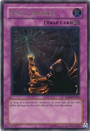 Spirit Barrier (UTR) (SOD-EN051) - Soul of the Duelist 1st Edition - Premium Yugioh Single from Konami - Just $14.69! Shop now at Game Crave Tournament Store