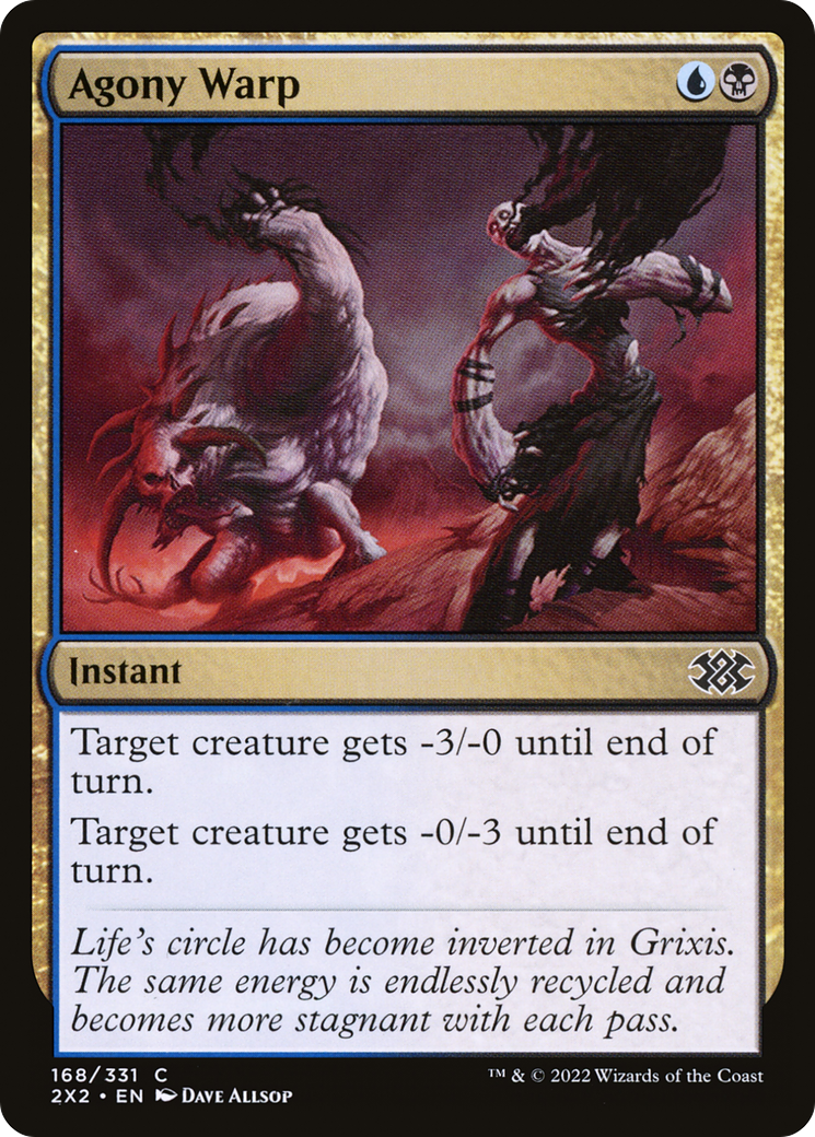 Agony Warp (2X2-168) - Double Masters 2022 - Premium MTG Single from Wizards of the Coast - Just $0.08! Shop now at Game Crave Tournament Store