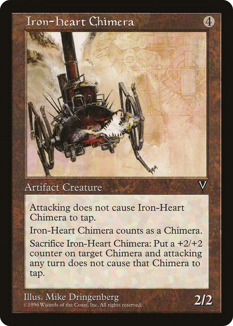 Iron-Heart Chimera (VIS-146) - Visions - Premium MTG Single from Wizards of the Coast - Just $0.08! Shop now at Game Crave Tournament Store