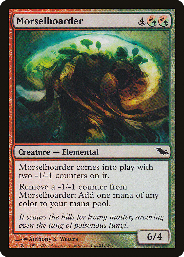 Morselhoarder (SHM-212) - Shadowmoor Foil - Premium MTG Single from Wizards of the Coast - Just $0.58! Shop now at Game Crave Tournament Store