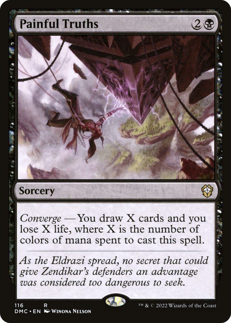 Painful Truths (DMC-116) - Dominaria United Commander - Premium MTG Single from Wizards of the Coast - Just $0.25! Shop now at Game Crave Tournament Store