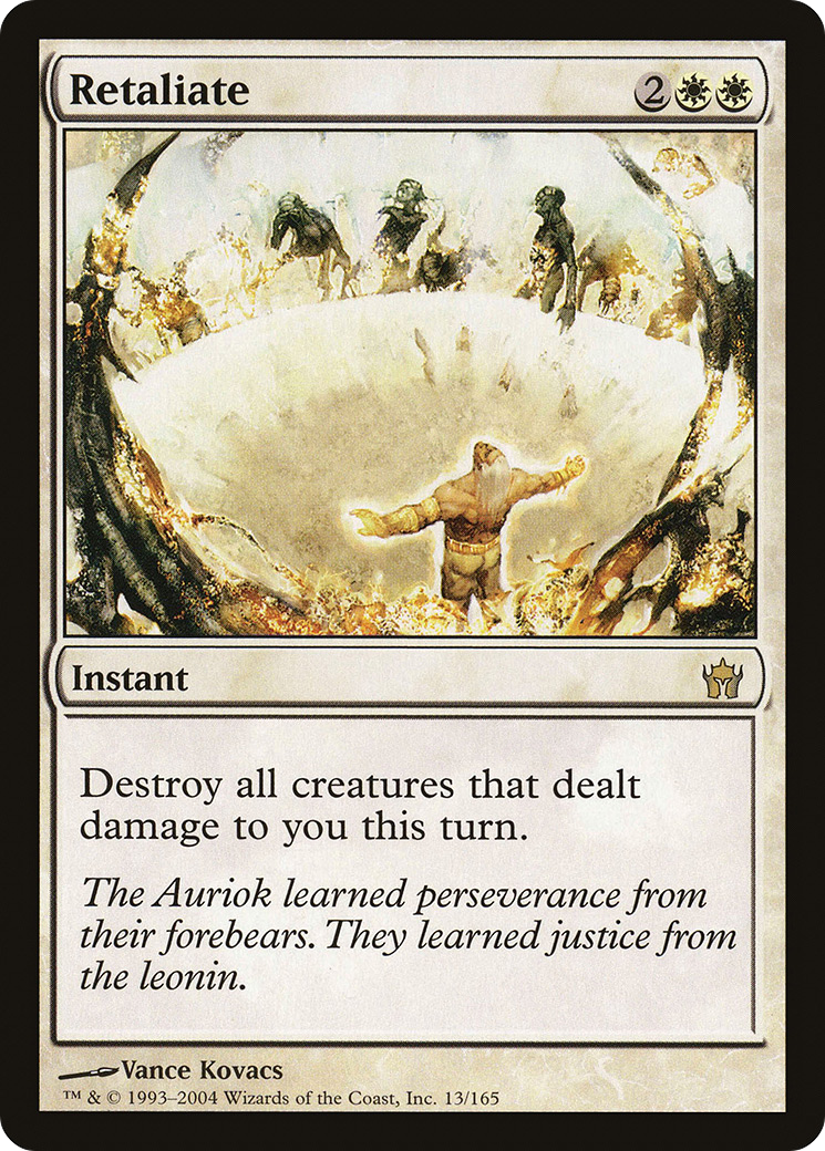 Retaliate (5DN-013) - Fifth Dawn - Premium MTG Single from Wizards of the Coast - Just $0.13! Shop now at Game Crave Tournament Store