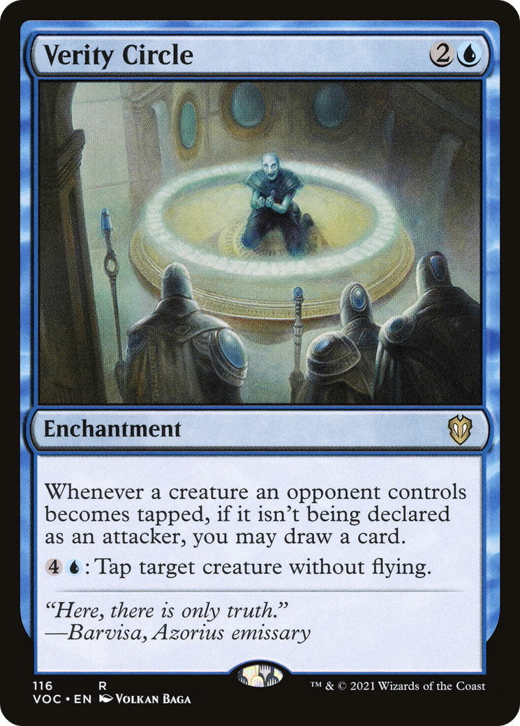 Verity Circle (VOC-116) - Crimson Vow Commander - Premium MTG Single from Wizards of the Coast - Just $0.70! Shop now at Game Crave Tournament Store
