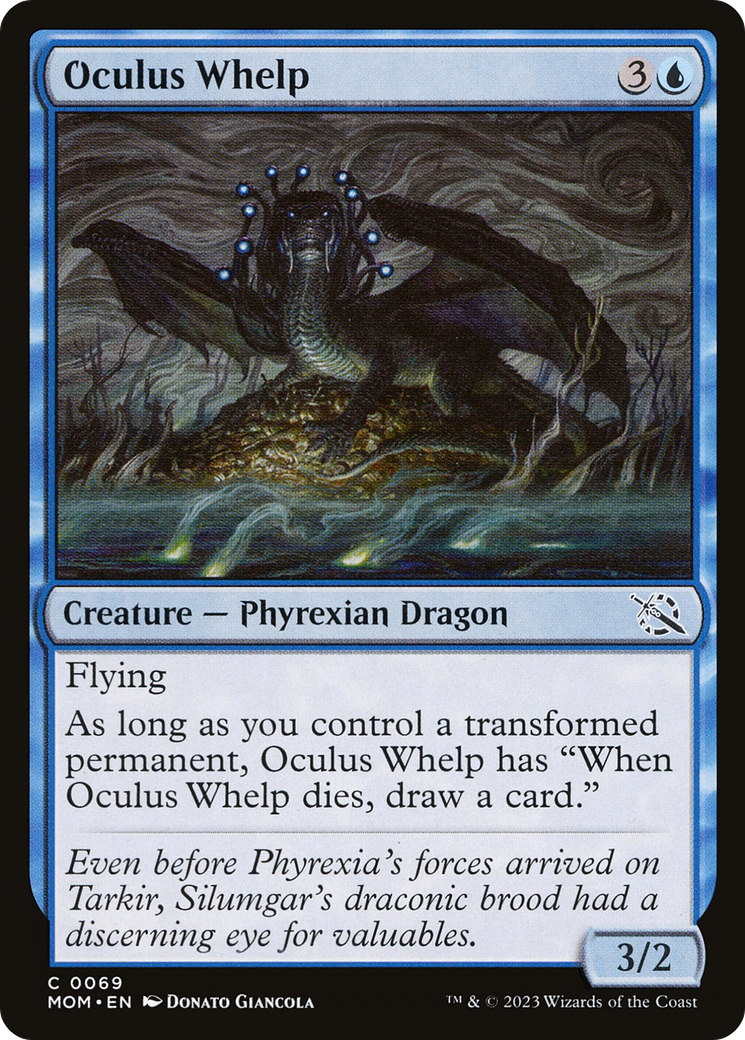 Oculus Whelp (MOM-069) - March of the Machine - Premium MTG Single from Wizards of the Coast - Just $0.25! Shop now at Game Crave Tournament Store