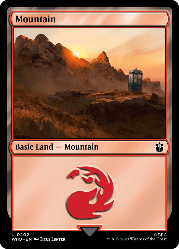 Mountain (WHO-202) - Doctor Who - Premium MTG Single from Wizards of the Coast - Just $0.08! Shop now at Game Crave Tournament Store