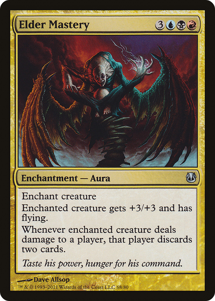 Elder Mastery (DDH-068) - Duel Decks: Ajani vs. Nicol Bolas - Premium MTG Single from Wizards of the Coast - Just $0.08! Shop now at Game Crave Tournament Store