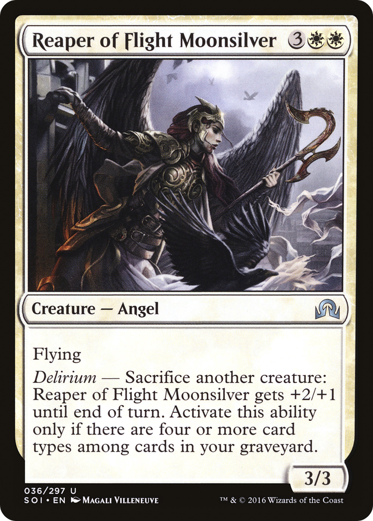 Reaper of Flight Moonsilver (SOI-036) - Shadows over Innistrad - Premium MTG Single from Wizards of the Coast - Just $0.18! Shop now at Game Crave Tournament Store