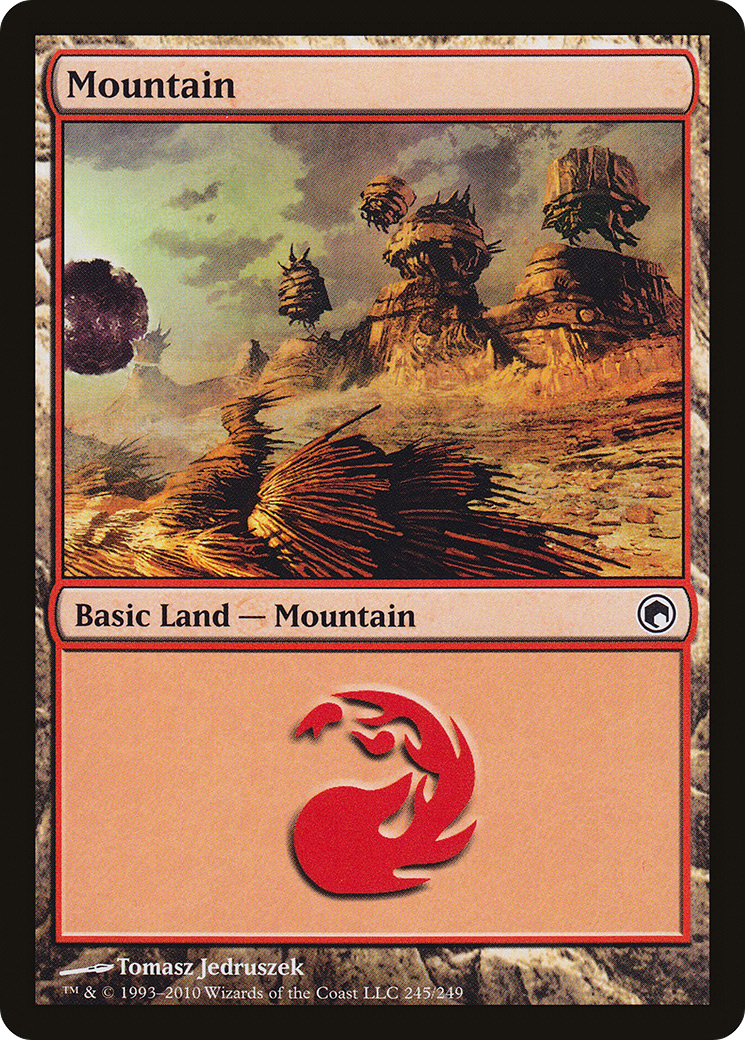 Mountain (SOM-245) - Scars of Mirrodin - Premium MTG Single from Wizards of the Coast - Just $0.14! Shop now at Game Crave Tournament Store