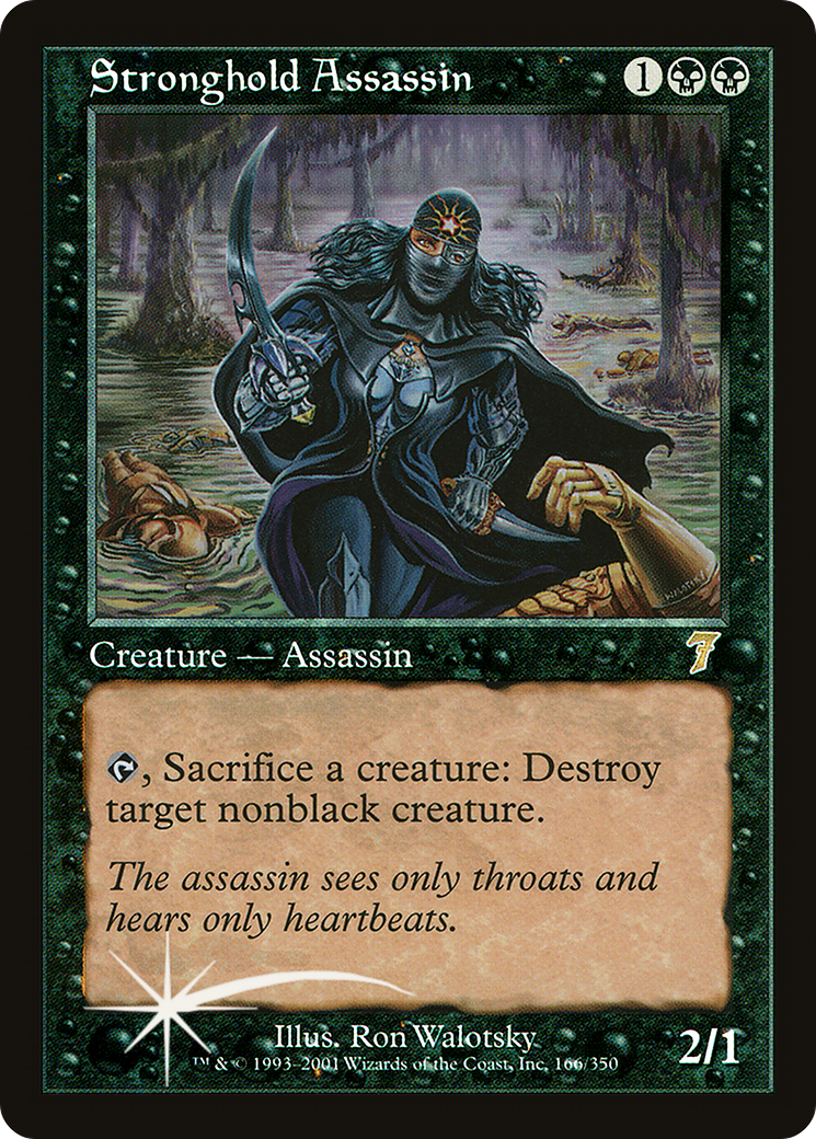 Stronghold Assassin (7ED-166★) - Seventh Edition Foil - Premium MTG Single from Wizards of the Coast - Just $10.80! Shop now at Game Crave Tournament Store