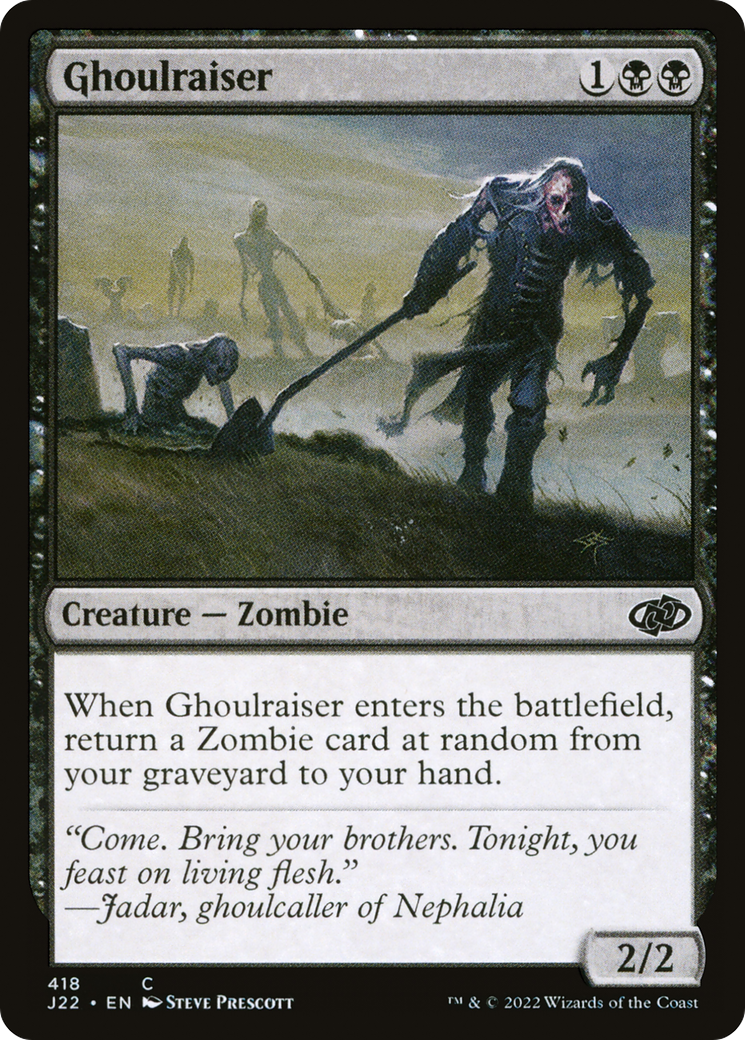 Ghoulraiser (J22-418) - Jumpstart 2022 - Premium MTG Single from Wizards of the Coast - Just $0.08! Shop now at Game Crave Tournament Store