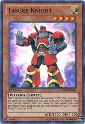 Tasuke Knight (GAOV-EN004) - Galactic Overlord Unlimited - Premium Yugioh Single from Konami - Just $0.25! Shop now at Game Crave Tournament Store