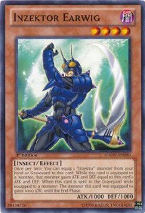 Inzektor Earwig (GAOV-EN030) - Galactic Overlord Unlimited - Premium Yugioh Single from Konami - Just $0.25! Shop now at Game Crave Tournament Store