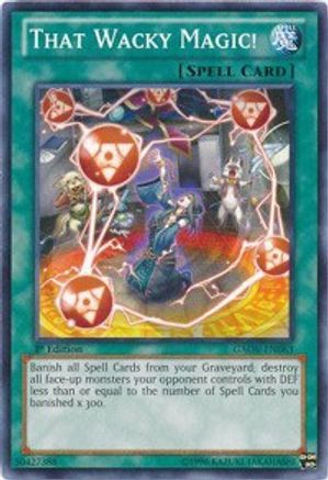 That Wacky Magic! (GAOV-EN063) - Galactic Overlord Unlimited - Premium Yugioh Single from Konami - Just $0.25! Shop now at Game Crave Tournament Store