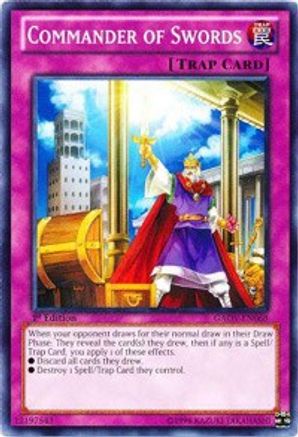Commander of Swords (GAOV-EN068) - Galactic Overlord 1st Edition - Premium Yugioh Single from Konami - Just $0.25! Shop now at Game Crave Tournament Store
