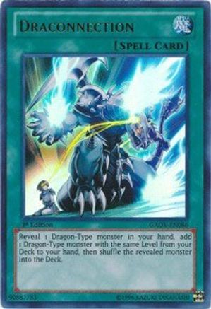 Draconnection (GAOV-EN086) - Galactic Overlord 1st Edition - Premium Yugioh Single from Konami - Just $2.56! Shop now at Game Crave Tournament Store