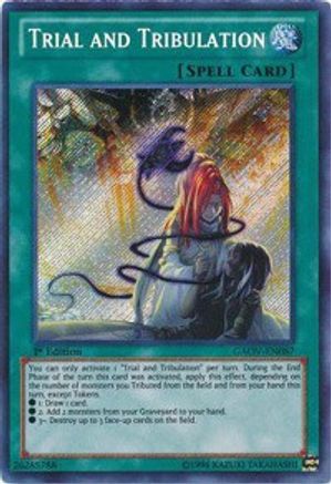 Trial and Tribulation (GAOV-EN087) - Galactic Overlord Unlimited - Premium Yugioh Single from Konami - Just $0.76! Shop now at Game Crave Tournament Store
