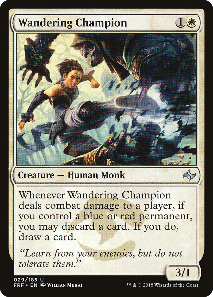 Wandering Champion (FRF-029) - Fate Reforged - Premium MTG Single from Wizards of the Coast - Just $0.25! Shop now at Game Crave Tournament Store