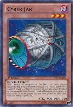 Cyber Jar (BP01-EN002) - Battle Pack: Epic Dawn 1st Edition - Premium Yugioh Single from Konami - Just $0.93! Shop now at Game Crave Tournament Store