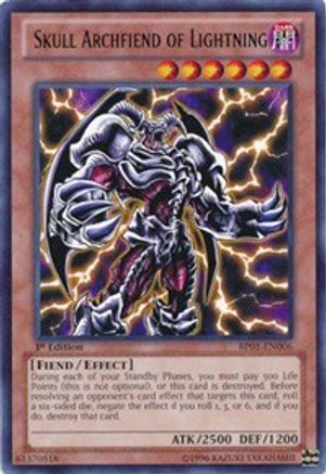 Skull Archfiend of Lightning (BP01-EN006) - Battle Pack: Epic Dawn 1st Edition - Premium Yugioh Single from Konami - Just $0.46! Shop now at Game Crave Tournament Store