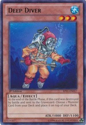 Deep Diver (BP01-EN017) - Battle Pack: Epic Dawn Unlimited - Premium Yugioh Single from Konami - Just $0.39! Shop now at Game Crave Tournament Store