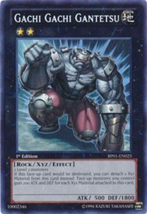 Gachi Gachi Gantetsu (BP01-EN025) - Battle Pack: Epic Dawn 1st Edition - Premium Yugioh Single from Konami - Just $0.11! Shop now at Game Crave Tournament Store