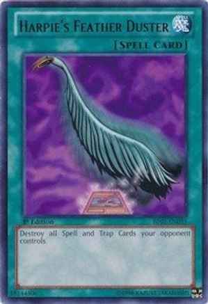 Harpie's Feather Duster (BP01-EN035) - Battle Pack: Epic Dawn Unlimited - Premium Yugioh Single from Konami - Just $3.53! Shop now at Game Crave Tournament Store